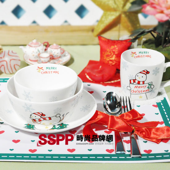 圣誕餐具 營造浪漫的圣誕氣氛(一)