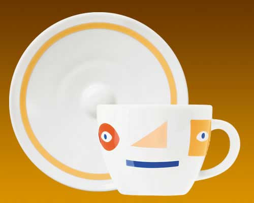 77 表情豐富的咖啡杯個(gè)性家居小擺件