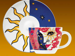 表情豐富的咖啡杯 個性家居小擺件