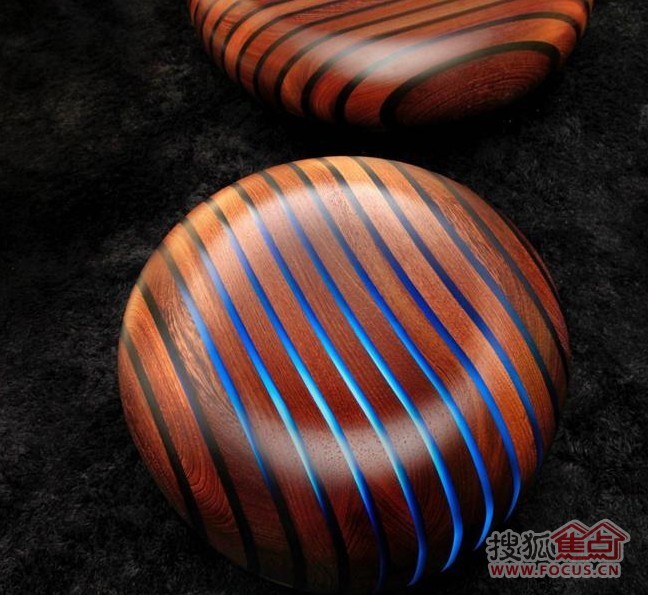 流線型的限量版咖啡桌led設計