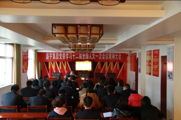 盛宇集團學(xué)習(xí)十二屆大一次會議精神