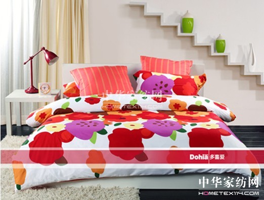 多喜愛打造床品的花花世界