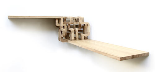 管道式彎曲的家具