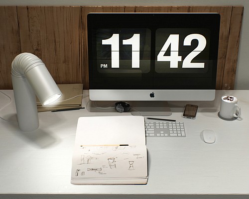 充滿創(chuàng)意的吸管臺(tái)燈